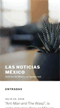 Mobile Screenshot of lasnoticiasmexico.com